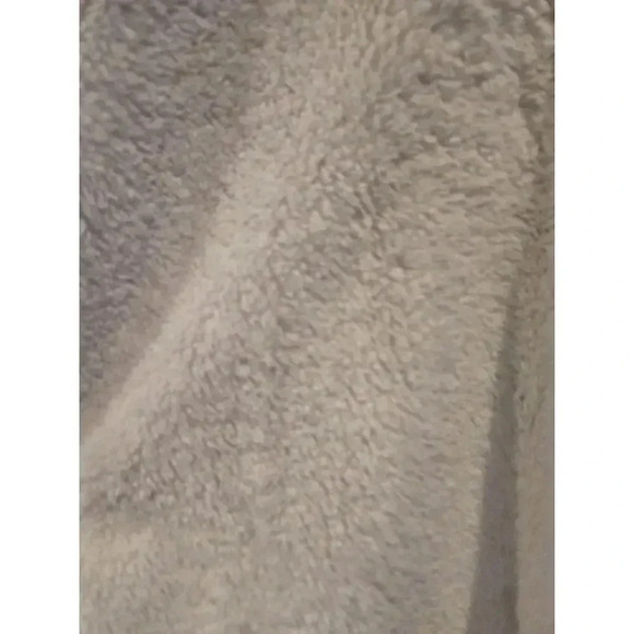 Lauren James Women's Ivory Sherpa Pullover Jacket Size L 3/4 Zip Casuals - Picture 3 of 16